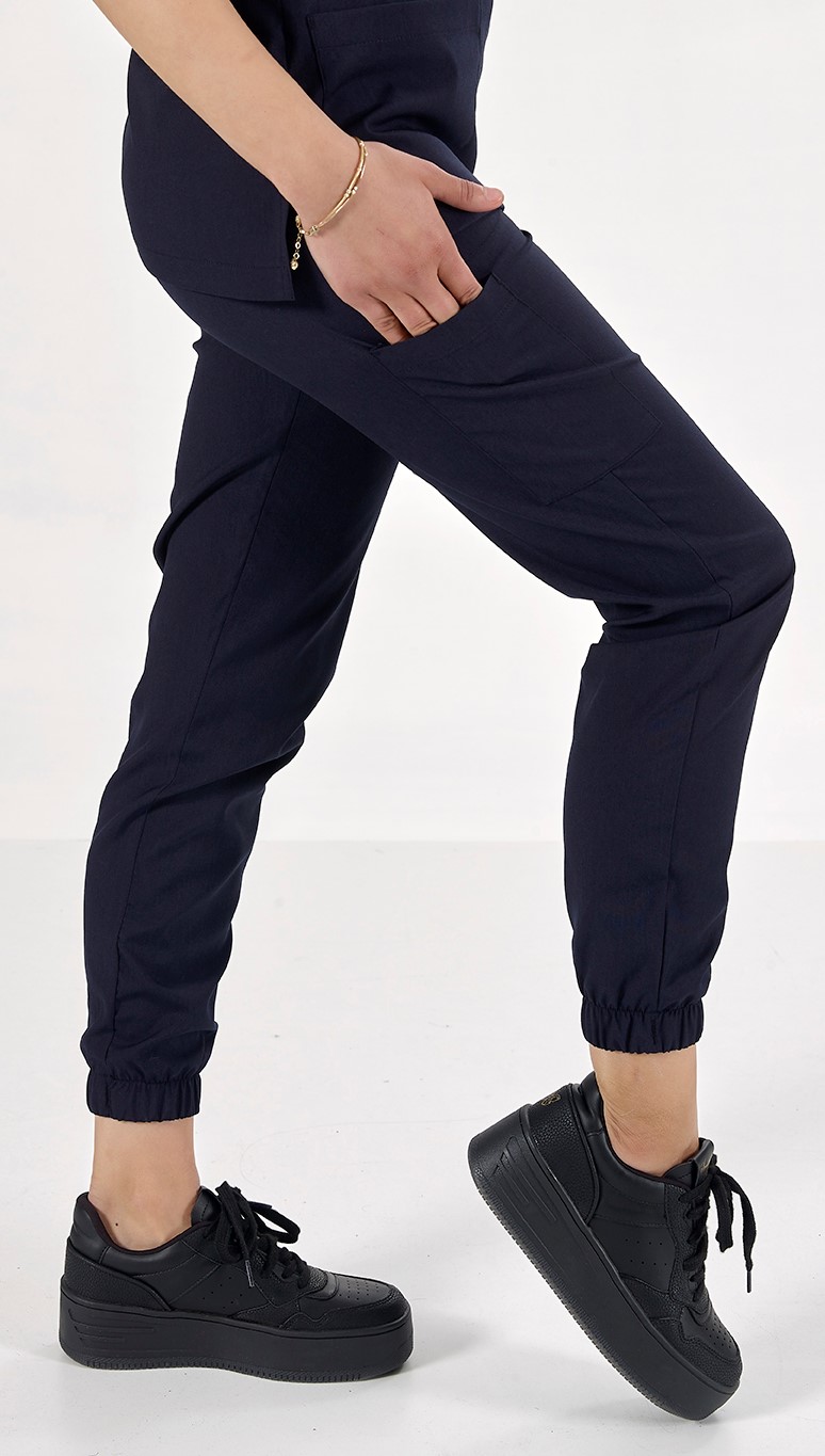 Lacivert Jogger Üniforma Takım