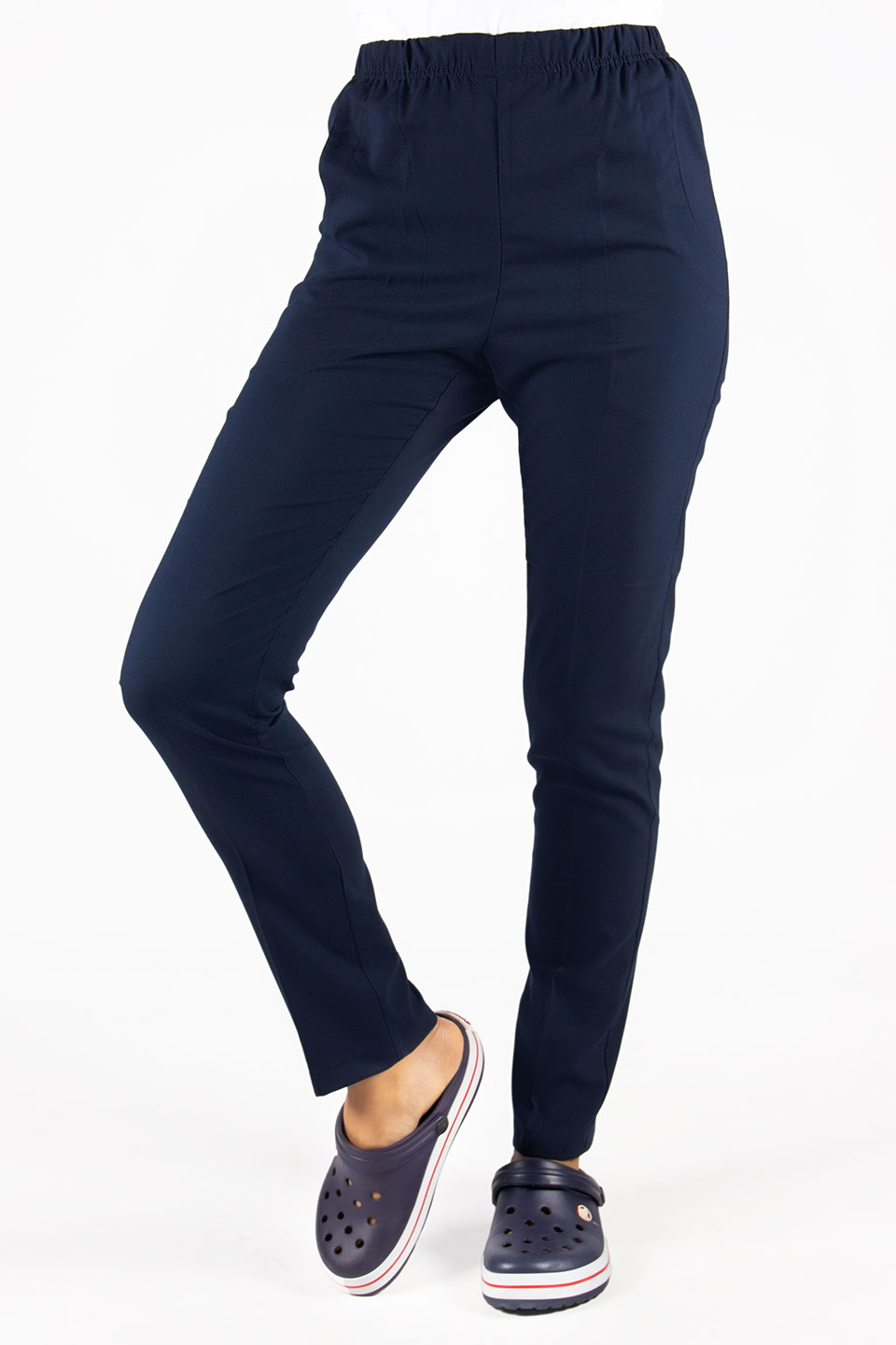 Lacivert U-Flex Likralı Pantolon