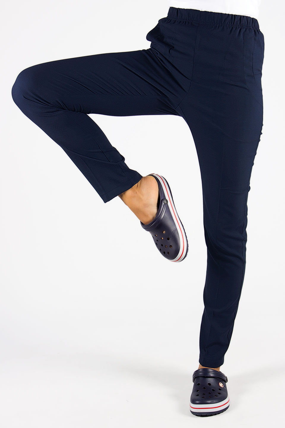 Lacivert U-Flex Likralı Pantolon