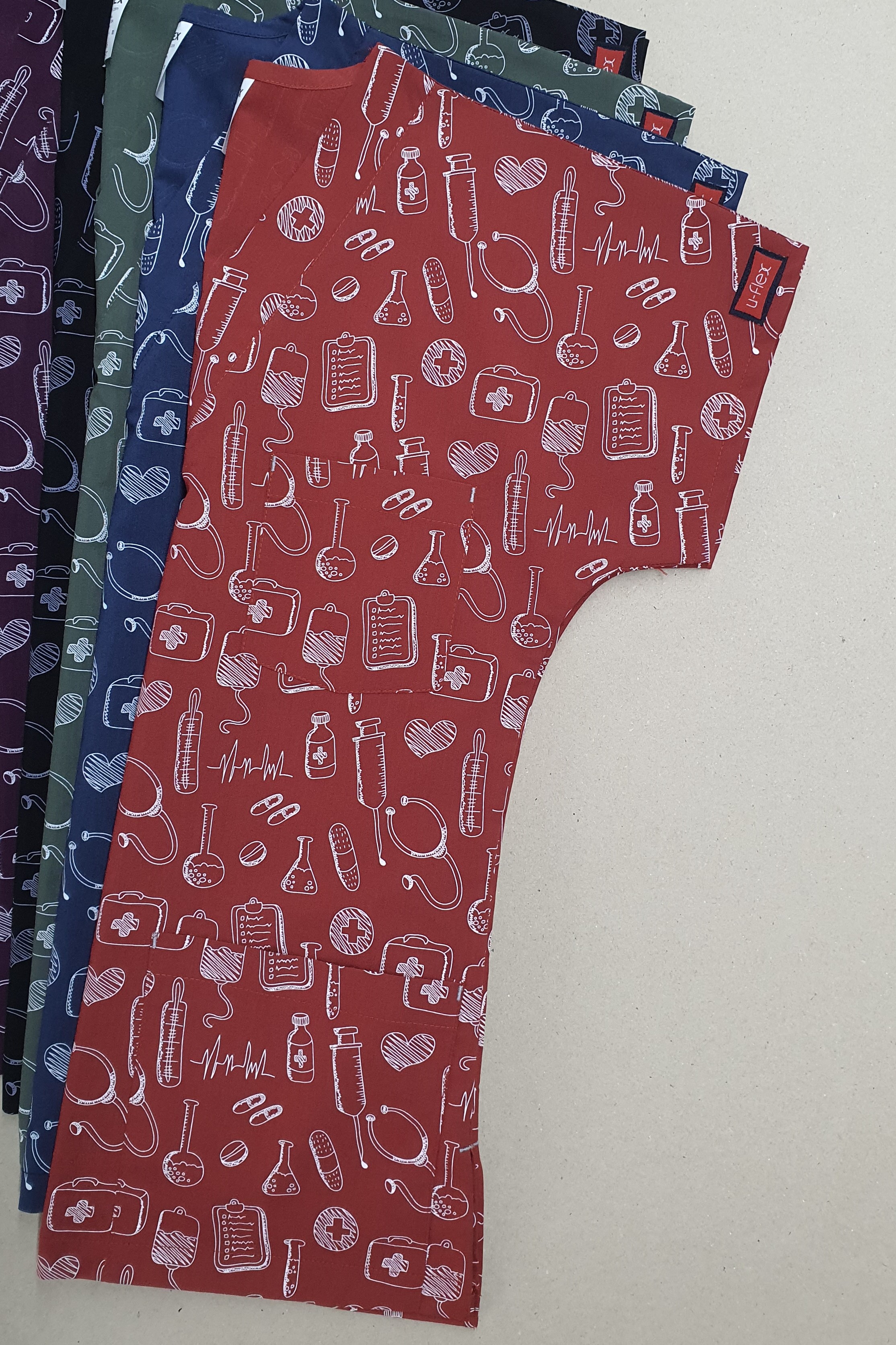 Yanık Turuncu Sembol U-Flex Likralı Üst