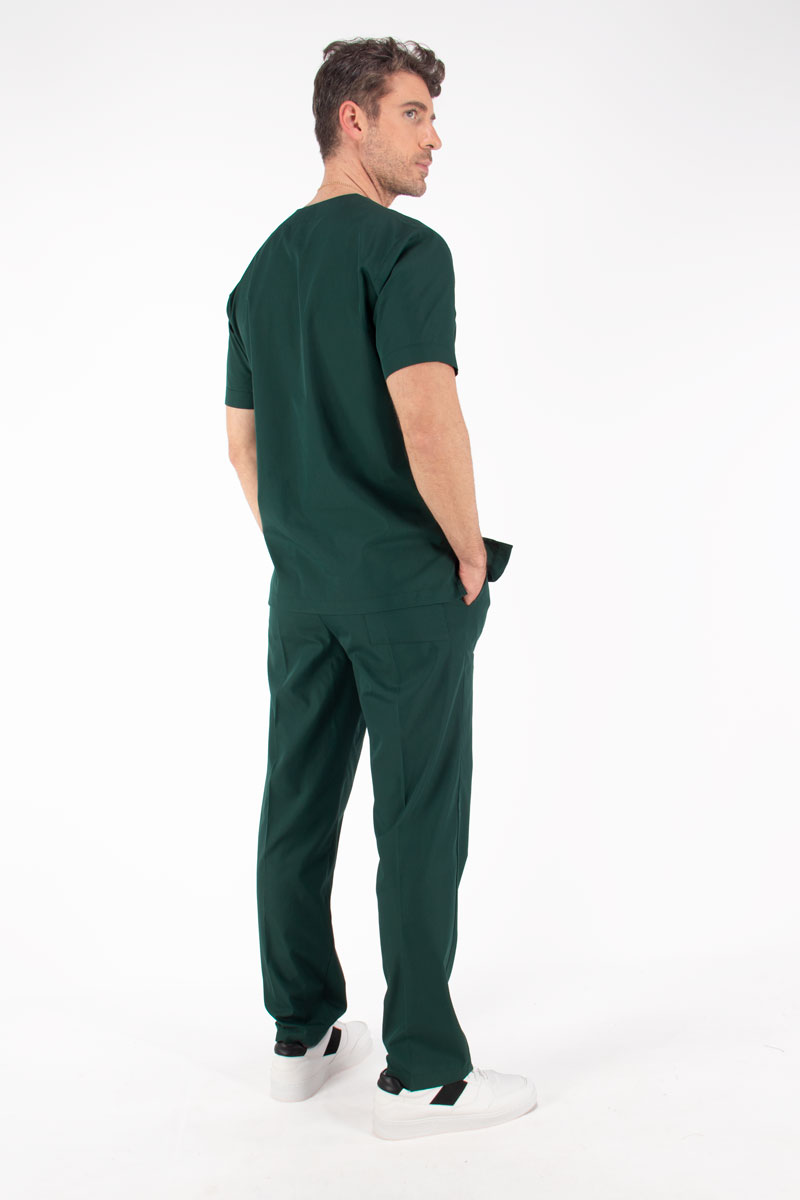 Avcı Yeşili V Yaka Terikoton Takım