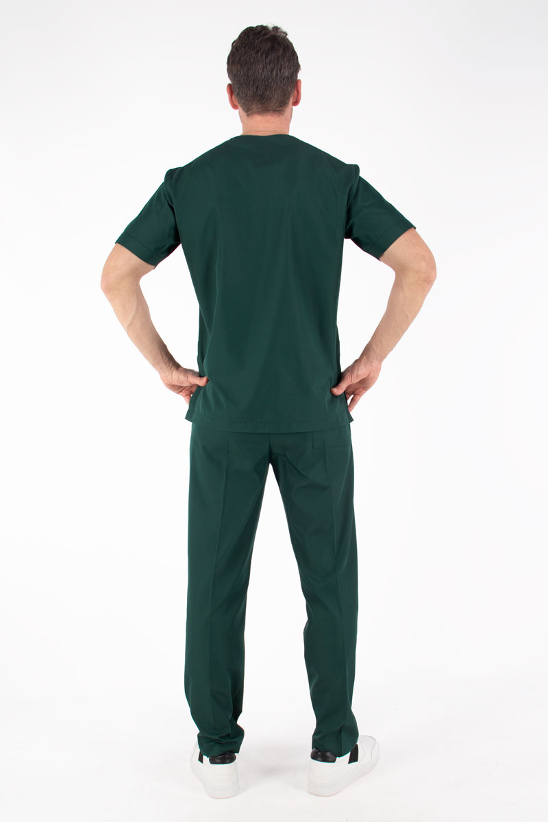 Avcı Yeşili V Yaka Terikoton Takım