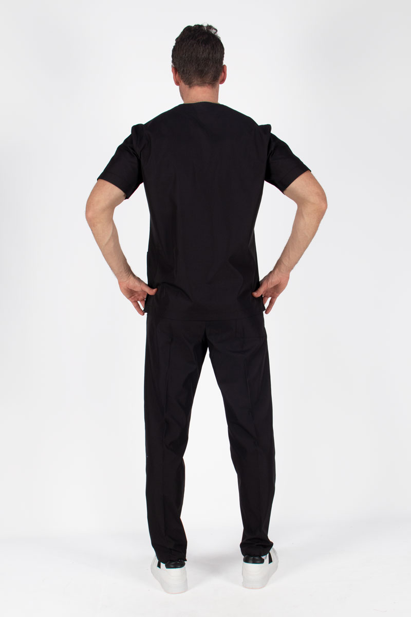 Siyah V Yaka Terikoton Takım