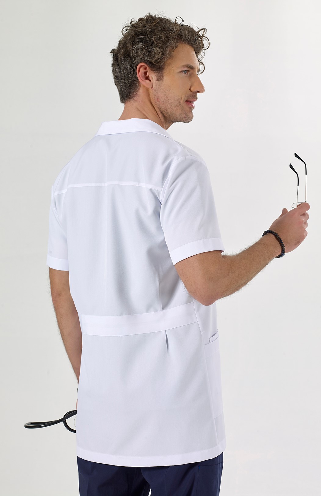 Ara Boy, Kısa Kol, Klasik Yaka, Doktor Önlüğü 