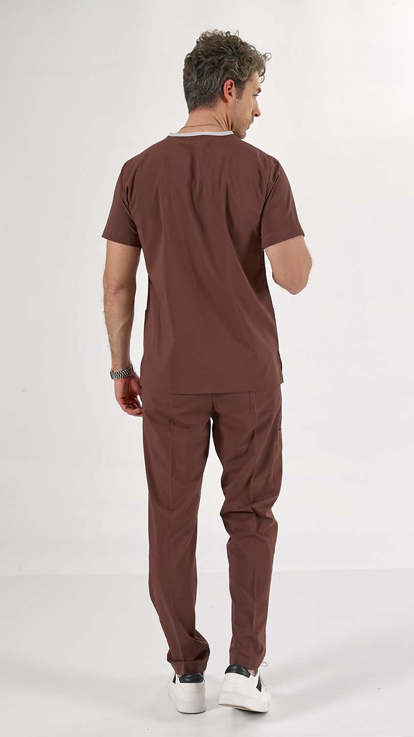 Kakao U-Flex Likralı Scrubs Takım