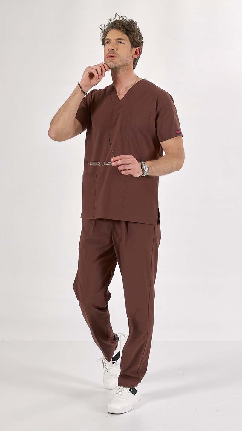 Kakao U-Flex Likralı Scrubs Takım